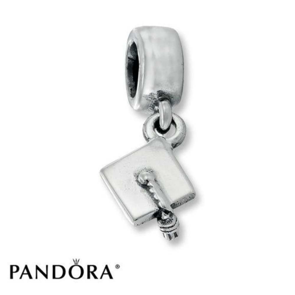 Pandora Silver Graduation Cap Charm